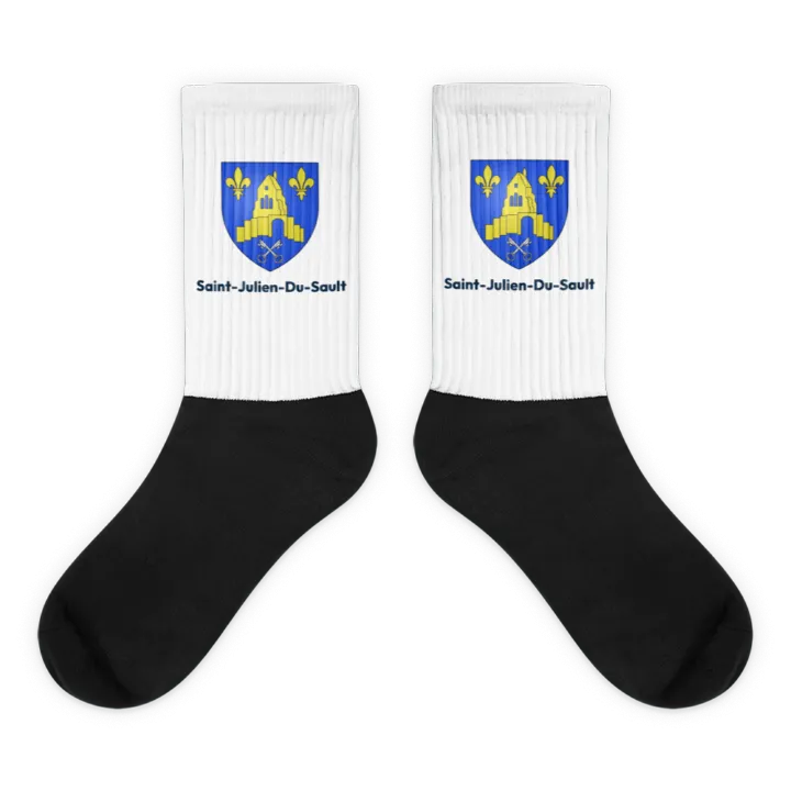 Chaussettes — blason de Saint-Julien-du-Sault