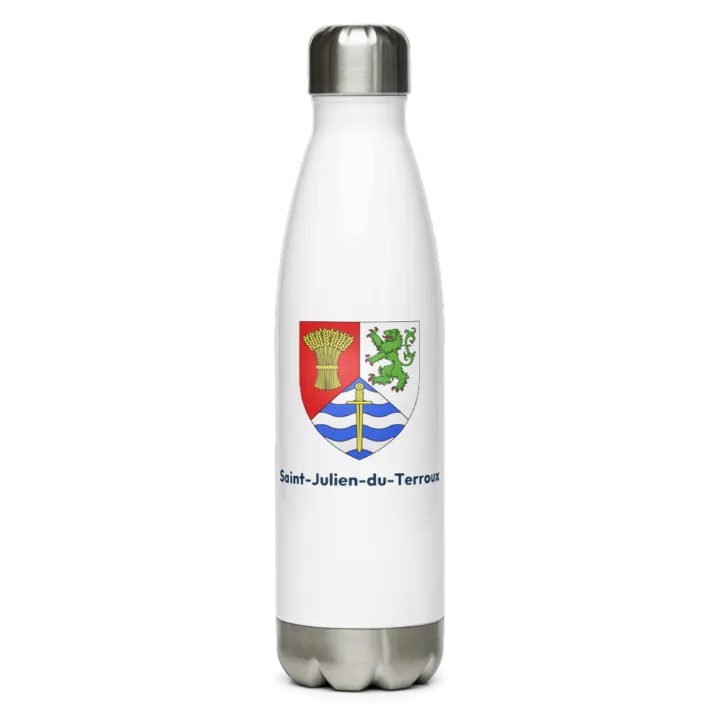 Gourde inox blason de Saint-Julien-du-Terroux
