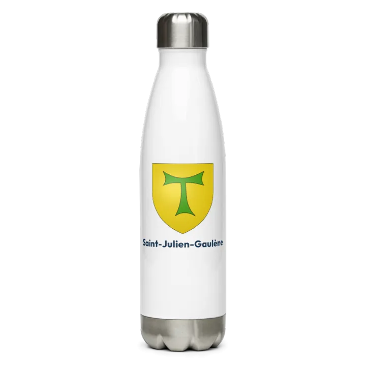 Gourde inox blason de Saint-Julien-Gaulène
