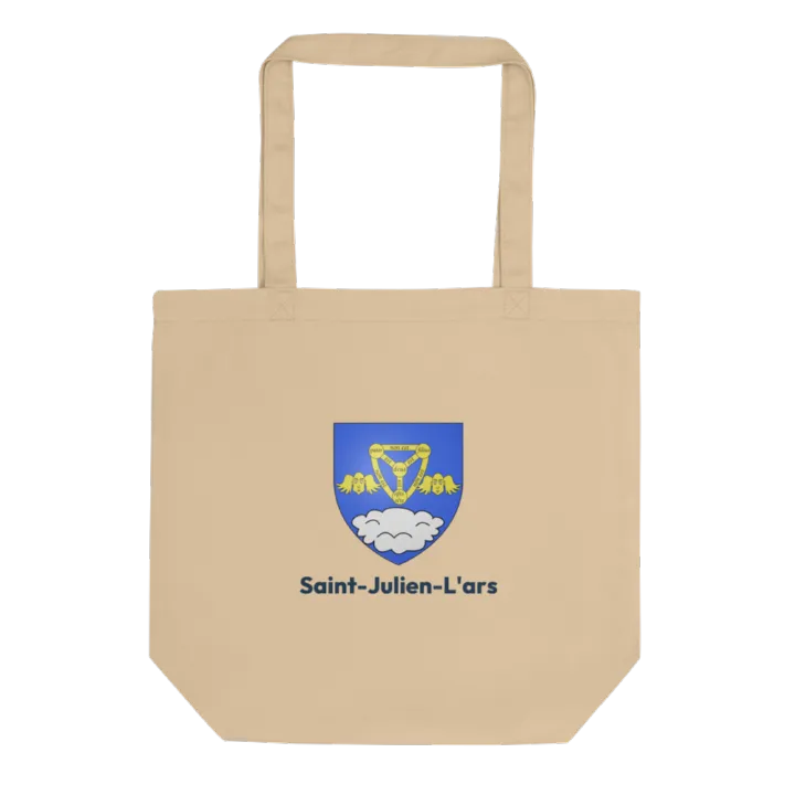 Tote bag coton bio — blason de Saint-Julien-l'Ars