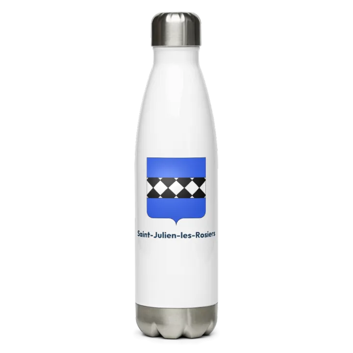 Gourde inox blason de Saint-Julien-les-Rosiers