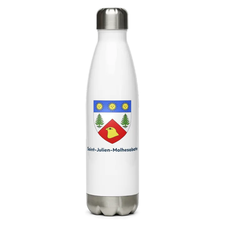 Gourde inox blason de Saint-Julien-Molhesabate