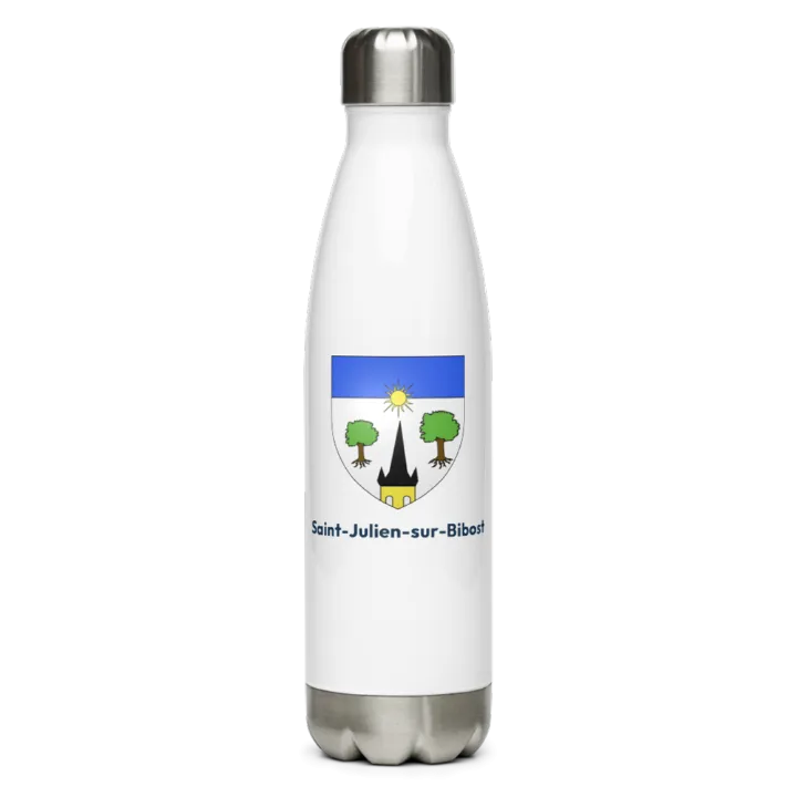 Gourde inox blason de Saint-Julien-sur-Bibost