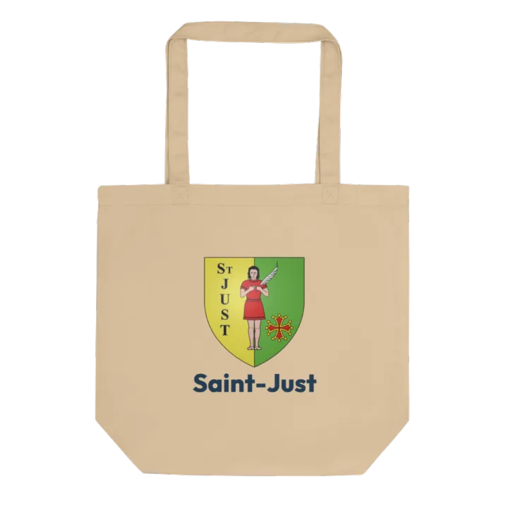 Tote bag coton bio — blason de Saint-Just