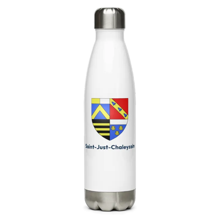 Gourde inox blason de Saint-Just-Chaleyssin