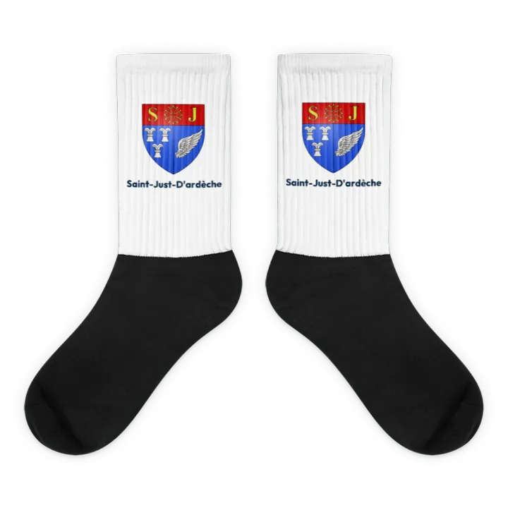 Chaussettes — blason de Saint-Just-d'Ardèche