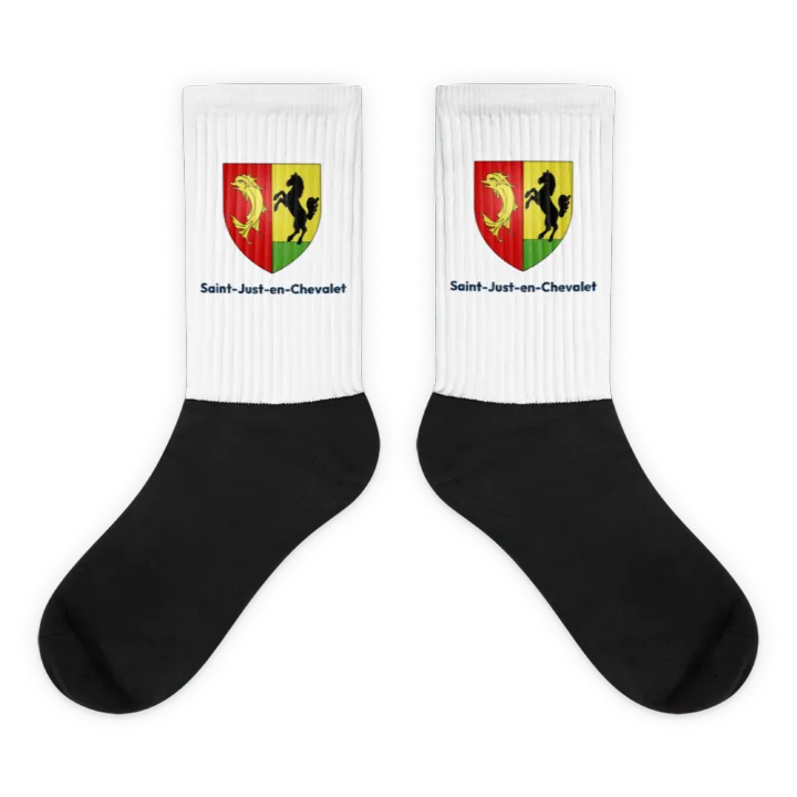 Chaussettes — blason de Saint-Just-en-Chevalet