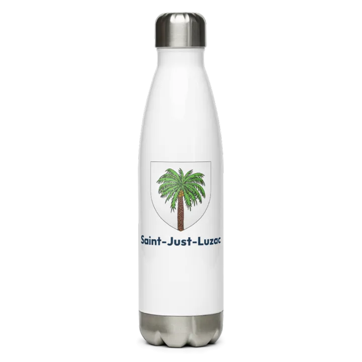 Gourde inox blason de Saint-Just-Luzac