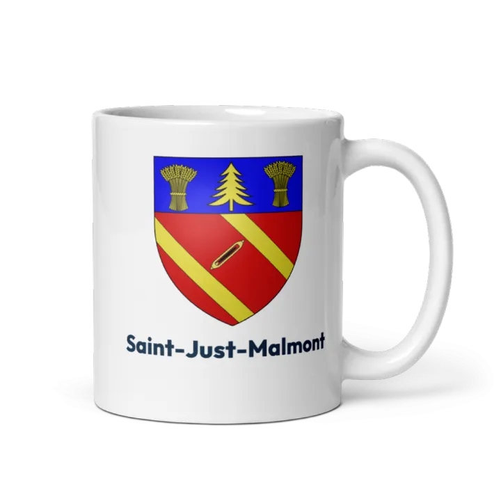 Mug blason de Saint-Just-Malmont