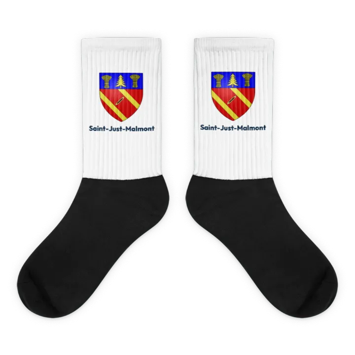 Chaussettes — blason de Saint-Just-Malmont