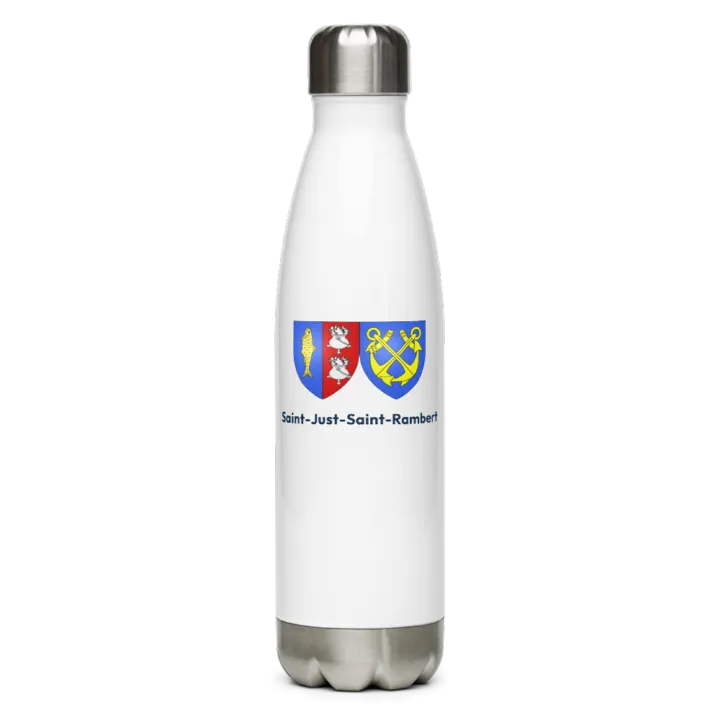 Gourde inox blason de Saint-Just-Saint-Rambert