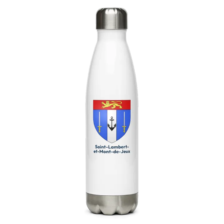 Gourde inox blason de Saint-Lambert-et-Mont-de-Jeux