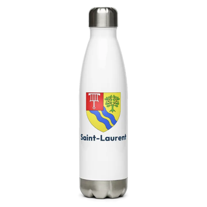 Gourde inox blason de Saint-Laurent