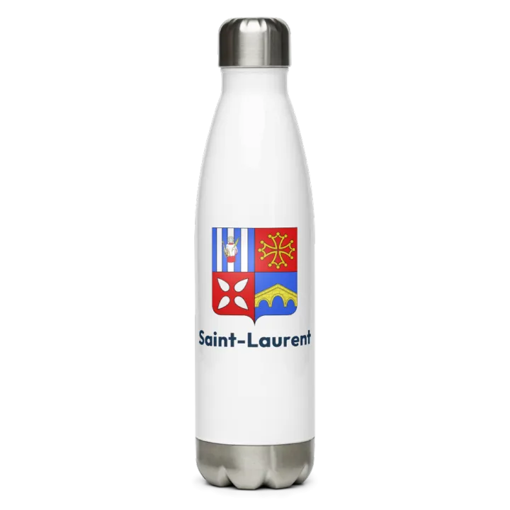 Gourde inox blason de Saint-Laurent