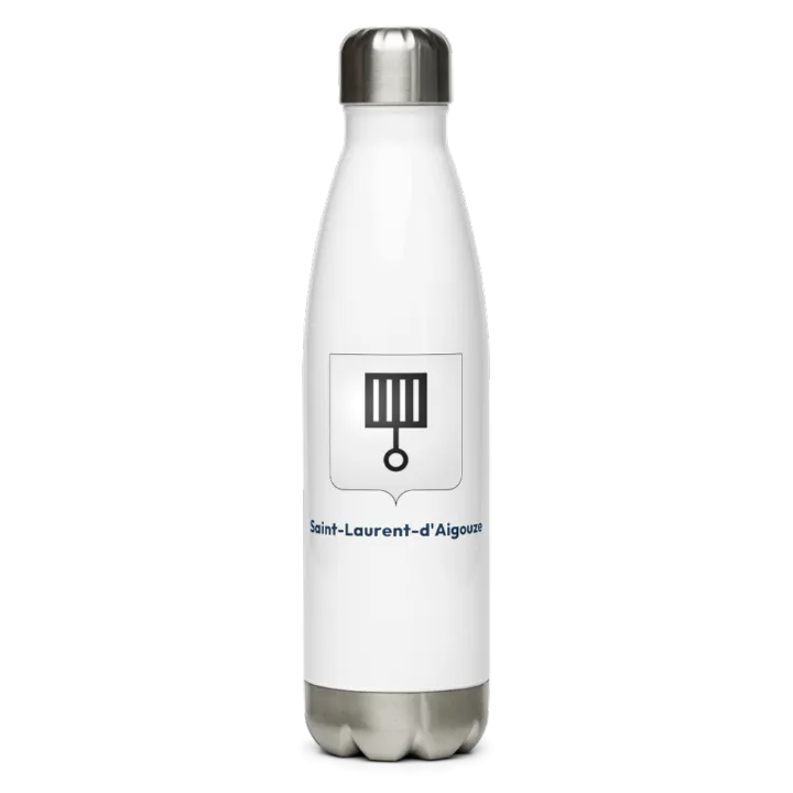 Gourde inox blason de Saint-Laurent-d'Aigouze