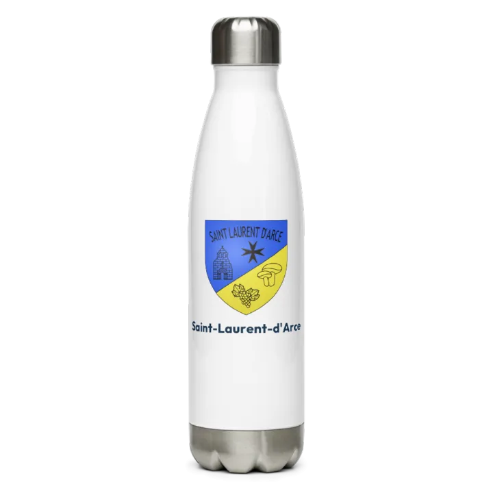 Gourde inox blason de Saint-Laurent-d'Arce