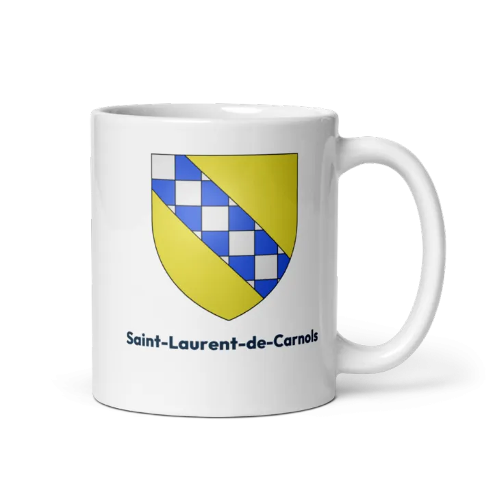 Mug blason de Saint-Laurent-de-Carnols