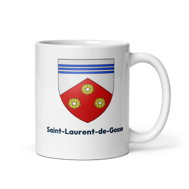Mug blason de Saint-Laurent-de-Gosse
