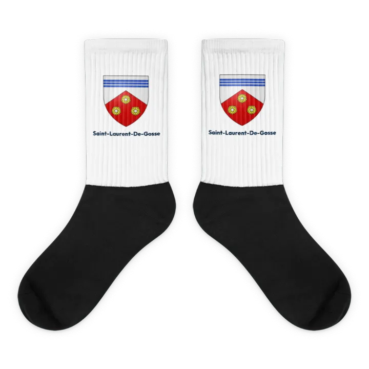 Chaussettes — blason de Saint-Laurent-de-Gosse