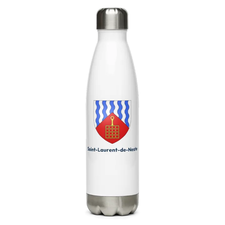 Gourde inox blason de Saint-Laurent-de-Neste