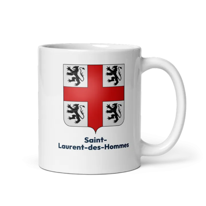 Mug blason de Saint-Laurent-des-Hommes