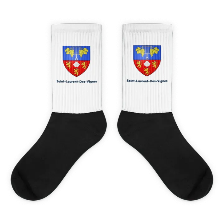 Chaussettes — blason de Saint-Laurent-des-Vignes