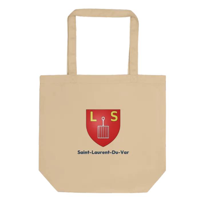 Tote bag coton bio — blason de Saint-Laurent-du-Var