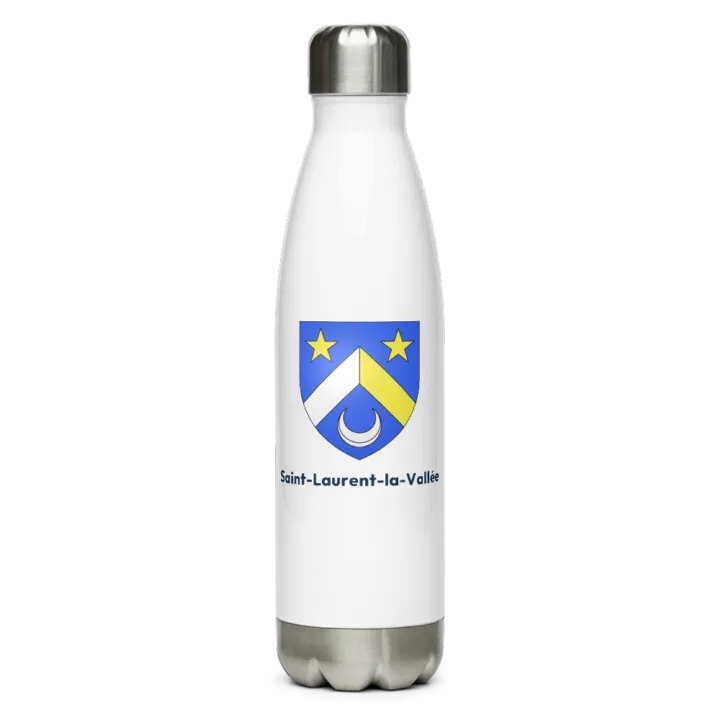Gourde inox blason de Saint-Laurent-la-Vallée