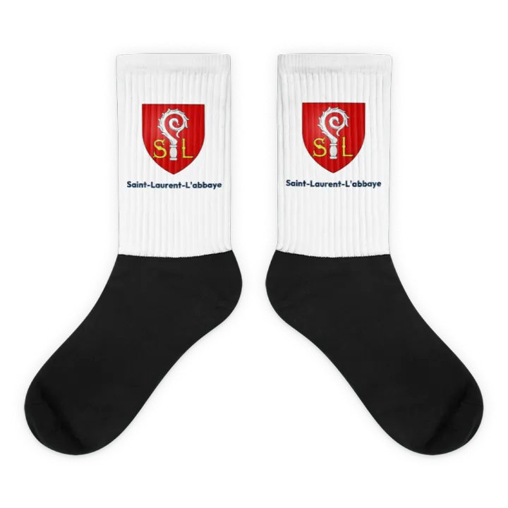 Chaussettes — blason de Saint-Laurent-l'Abbaye