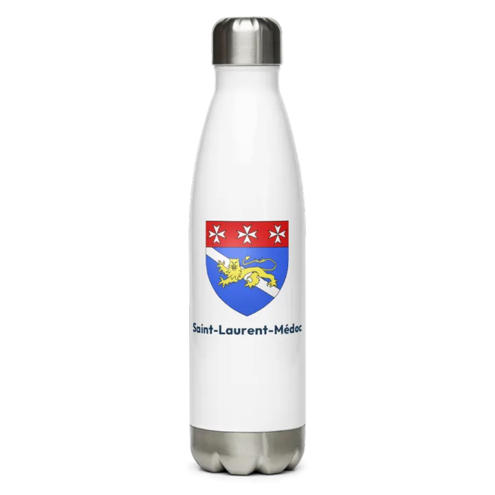 Gourde inox blason de Saint-Laurent-Médoc