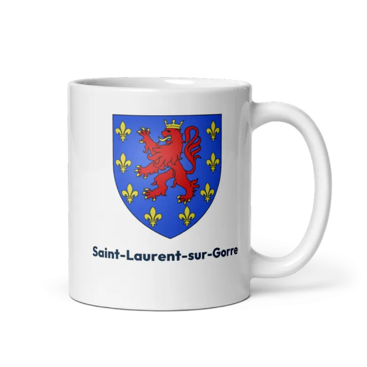 Mug blason de Saint-Laurent-sur-Gorre