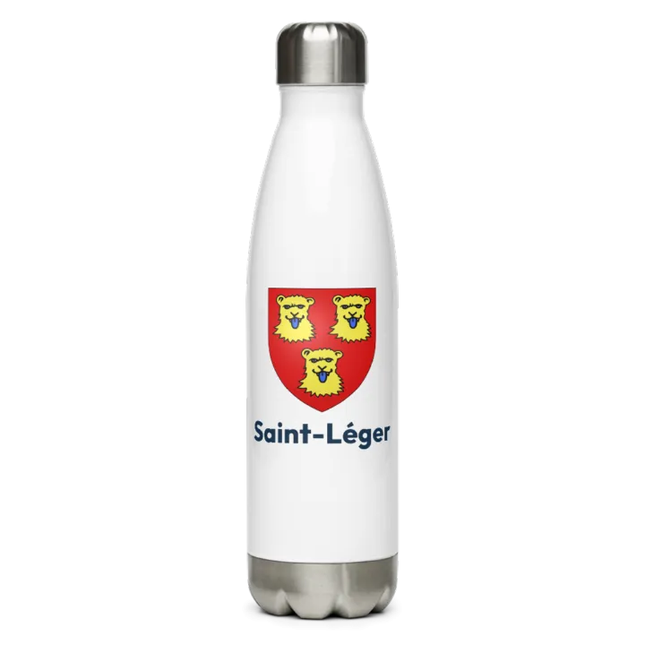 Gourde inox blason de Saint-Léger
