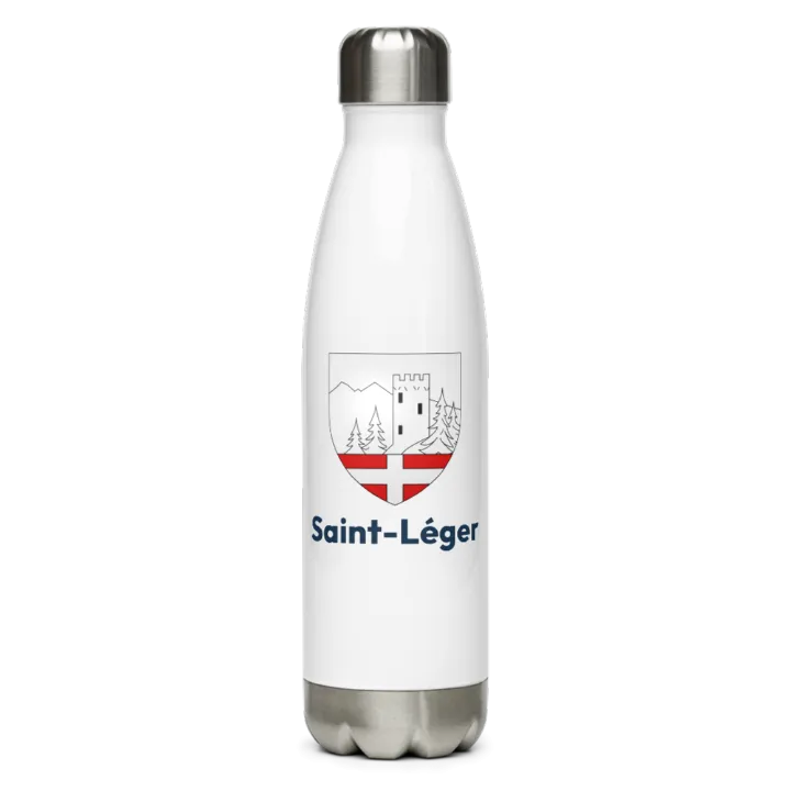 Gourde inox blason de Saint-Léger