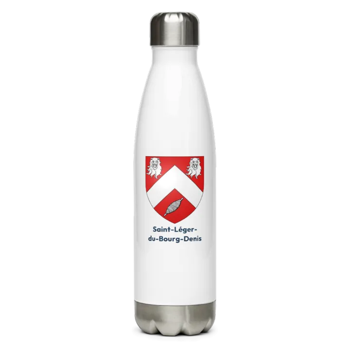 Gourde inox blason de Saint-Léger-du-Bourg-Denis