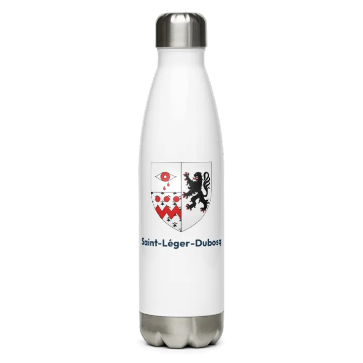 Gourde inox blason de Saint-Léger-Dubosq