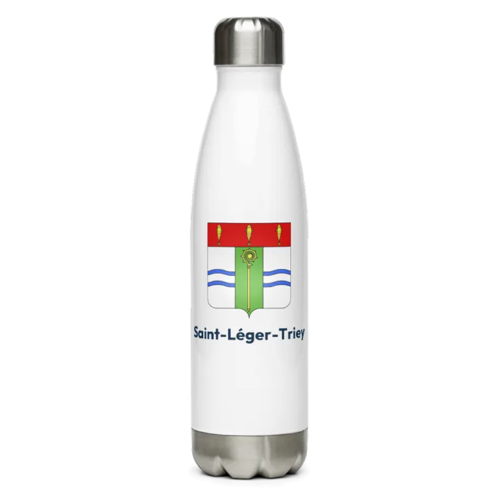 Gourde inox — blason de Saint-Léger-Triey