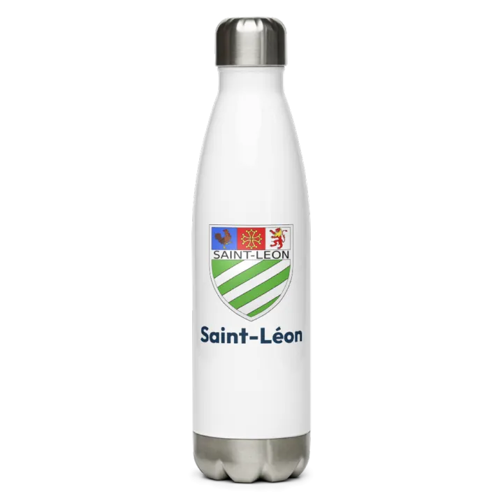 Gourde inox blason de Saint-Léon