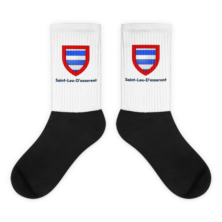 Chaussettes — blason de Saint-Leu-d'Esserent