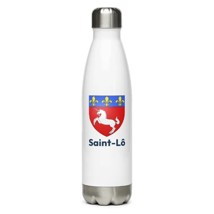 Gourde inox blason de Saint-Lô