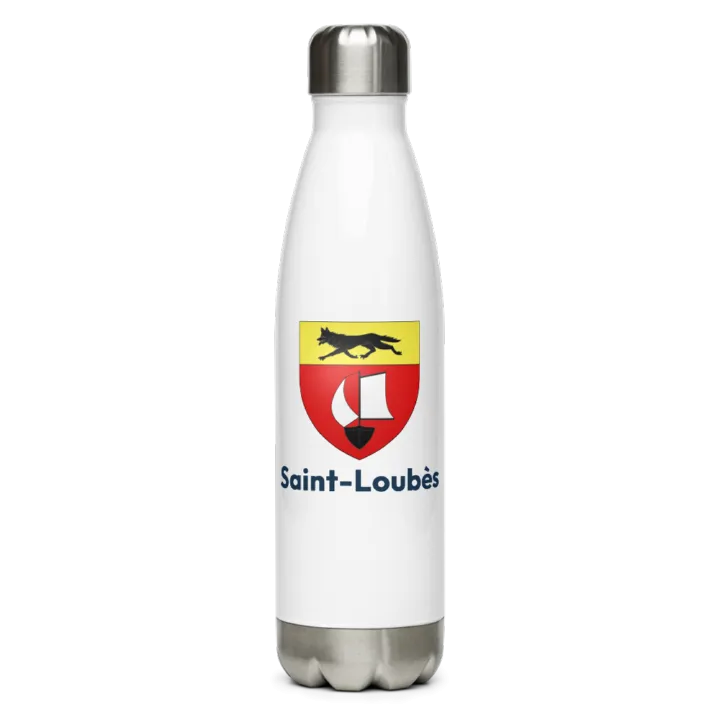 Gourde inox — blason de Saint-Loubès