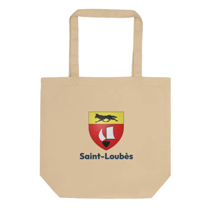 Tote bag coton bio — blason de Saint-Loubès