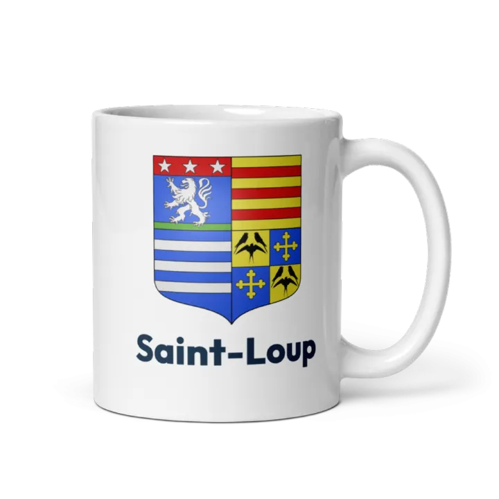 Mug blason de Saint-Loup