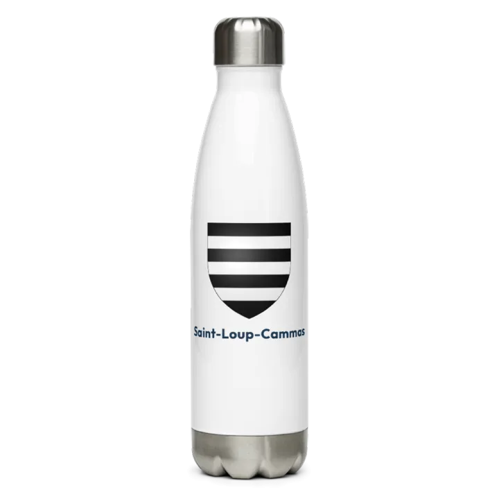 Gourde inox — blason de Saint-Loup-Cammas