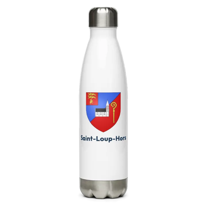 Gourde inox blason de Saint-Loup-Hors