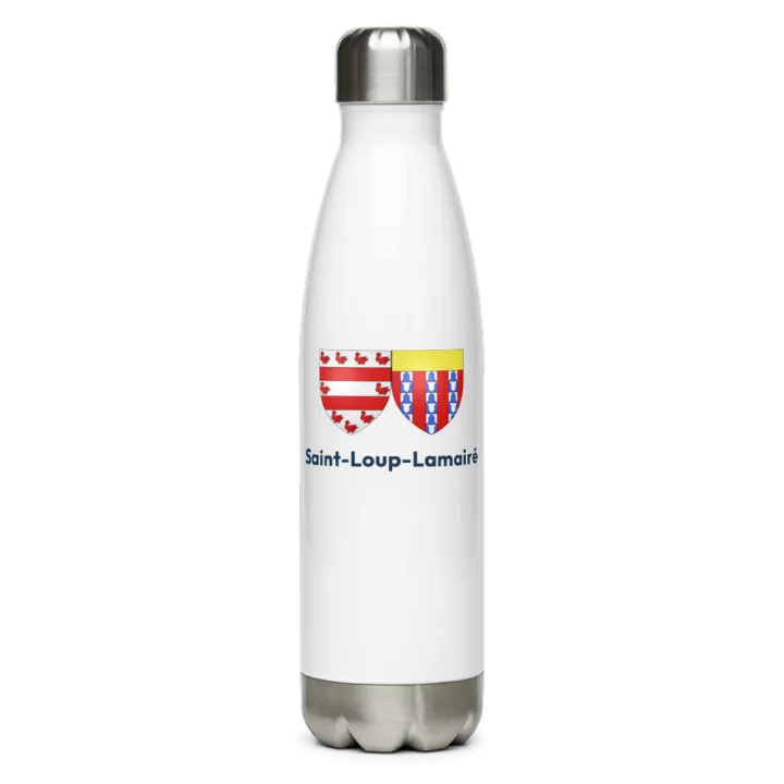 Gourde inox — blason de Saint-Loup-Lamairé