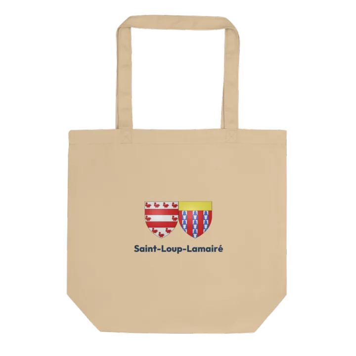 Tote bag coton bio — blason de Saint-Loup-Lamairé