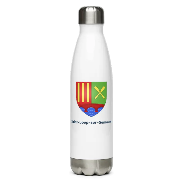 Gourde inox blason de Saint-Loup-sur-Semouse