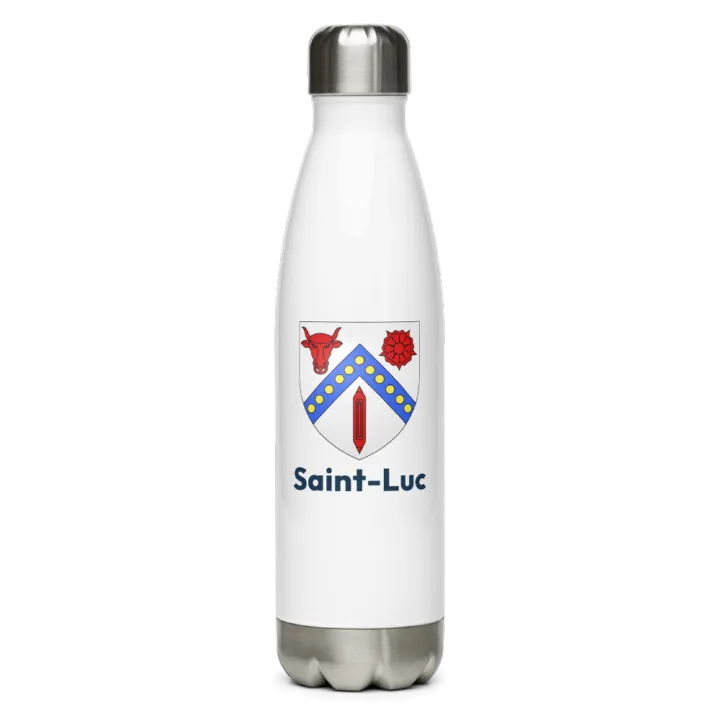 Gourde inox blason de Saint-Luc