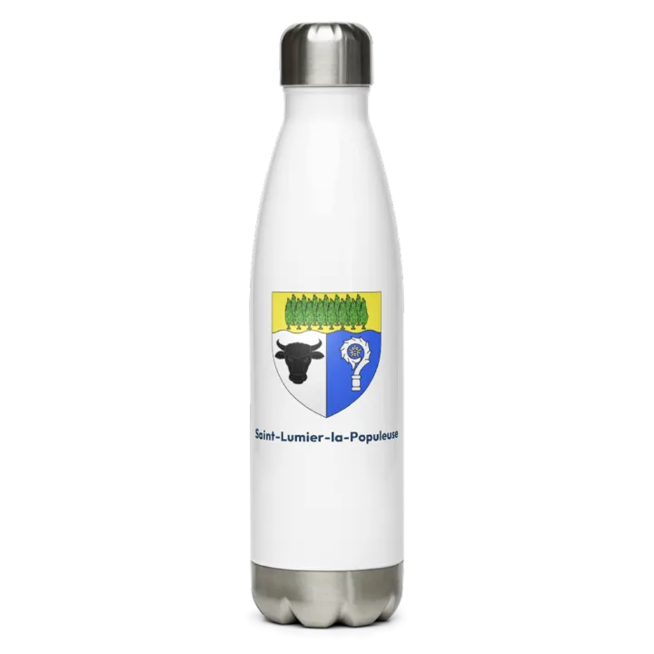 Gourde inox blason de Saint-Lumier-la-Populeuse