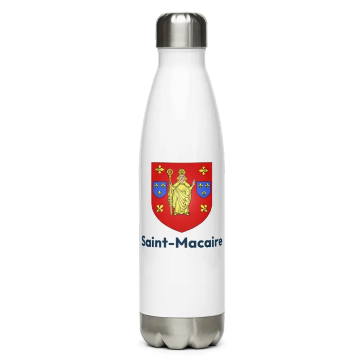 Gourde inox blason de Saint-Macaire